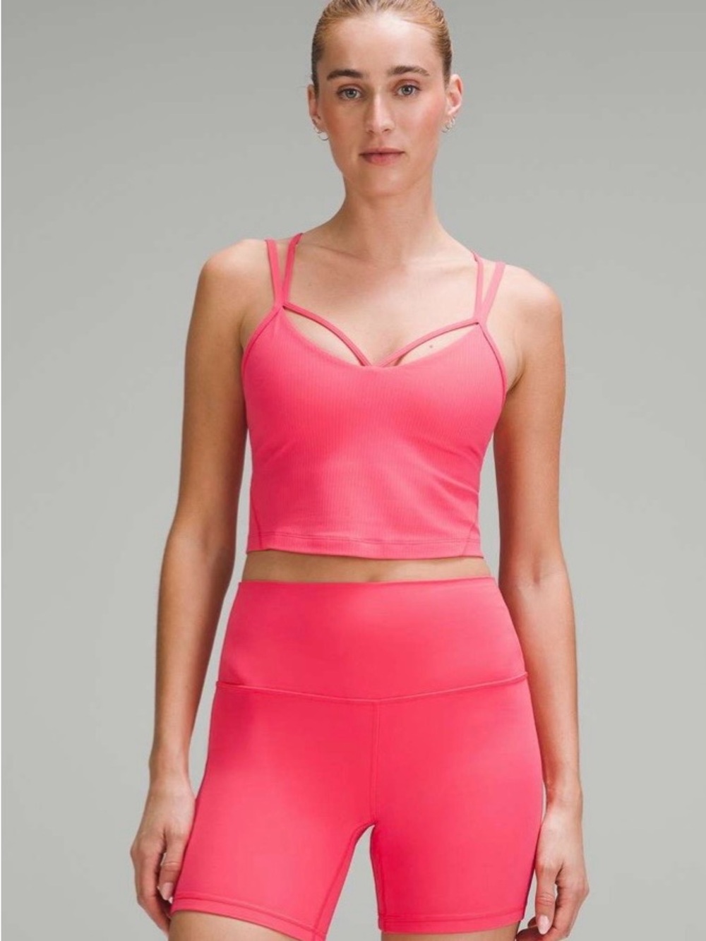 NWOT Lululemon Align Strappy Ribbed Tank Top
Glaze Pink